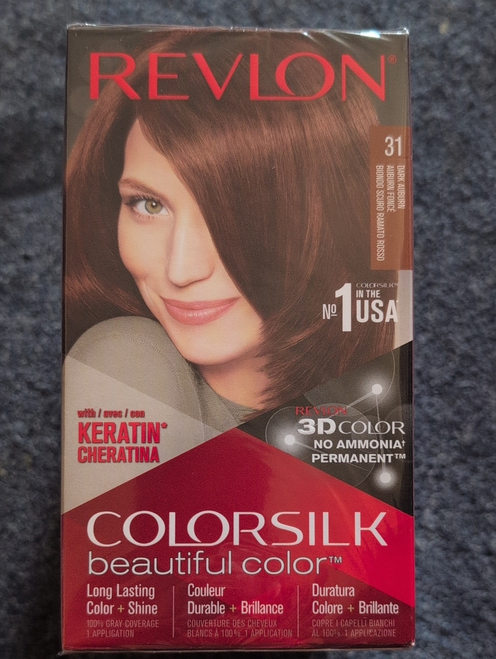 Revlon Colorsilk Permanent Hair Color - Medium Reddish Brown (31) Pack Of 3